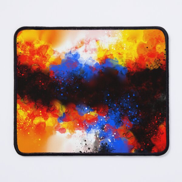 Item preview, Intensity - Red Orange Yellow Blue Black Abstract designed and sold by Joey Santiago.