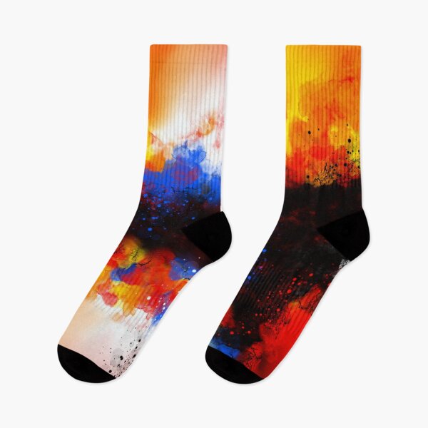 Item preview, Intensity - Red Orange Yellow Blue Black Abstract designed and sold by Joey Santiago.