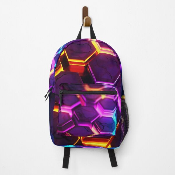 Item preview, Neon hexagons designed and sold by SurtonDesign.