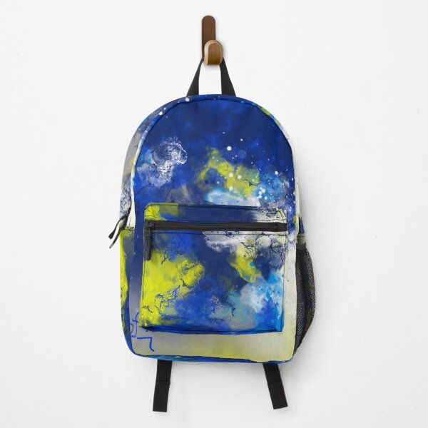 Item preview, Super Nova - Blue Yellow Abstract designed and sold by Joey Santiago.