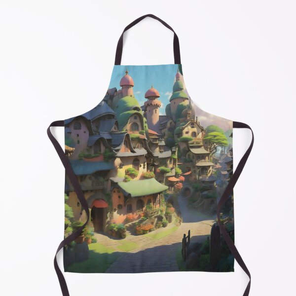 Item preview, Village- ghibli style designed and sold by MegDexShop.