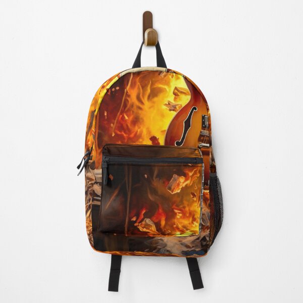 Item preview, Guitar With Fire Explosion designed and sold by FireFXStudio.