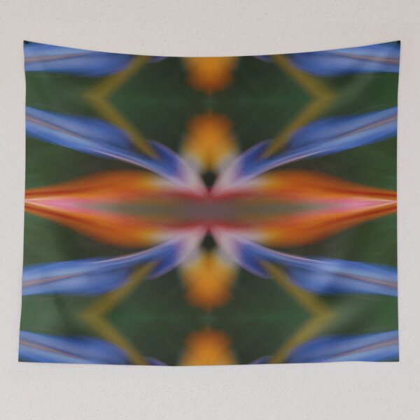 Item preview, Strelitzia Petal Wings Africa Orange Green Blue  designed and sold by SpiritGifts.