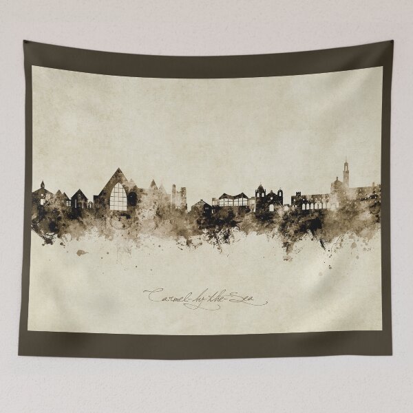 Artikelvorschau, Skyline von Carmel-by-the-Sea in Kalifornien entworfen und verkauft von ArtPrints.