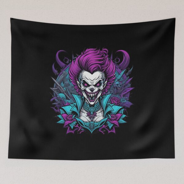 Item preview, Evil Clown Retro Punk  designed and sold by risingphoenix6.