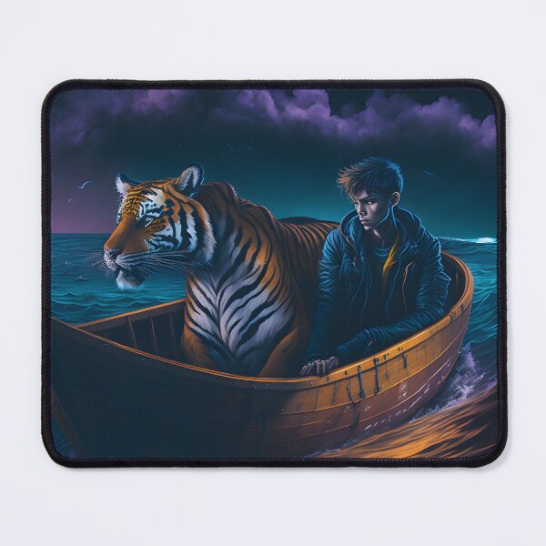 Item preview, Life of Pi Digital Painting Tiger designed and sold by thurnz.