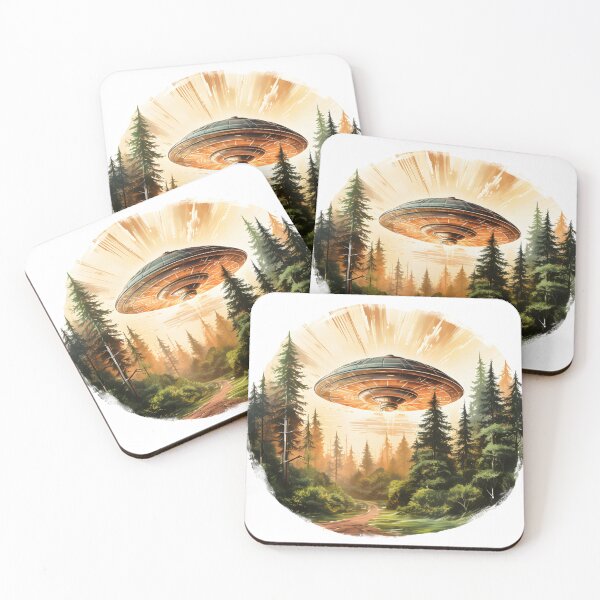Item preview, Alien Spaceship in the Forest designed and sold by KSimpson838.