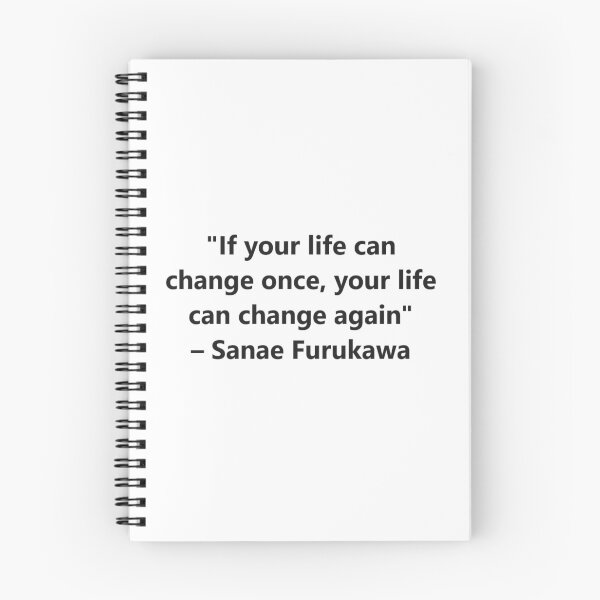 Item preview, If your life can change once, your life can change again – Sanae Furukawa from the anime Clannad designed and sold by Shanks-Sensei.