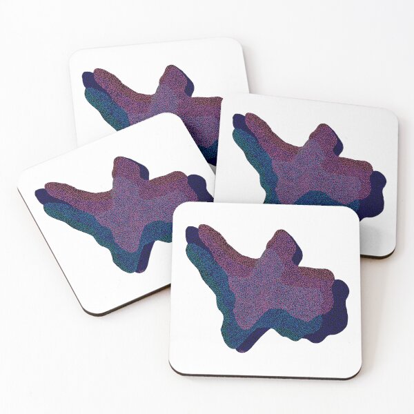 Item preview, Abstract oil puddle (pink, blue/white background) designed and sold by MentaLee.