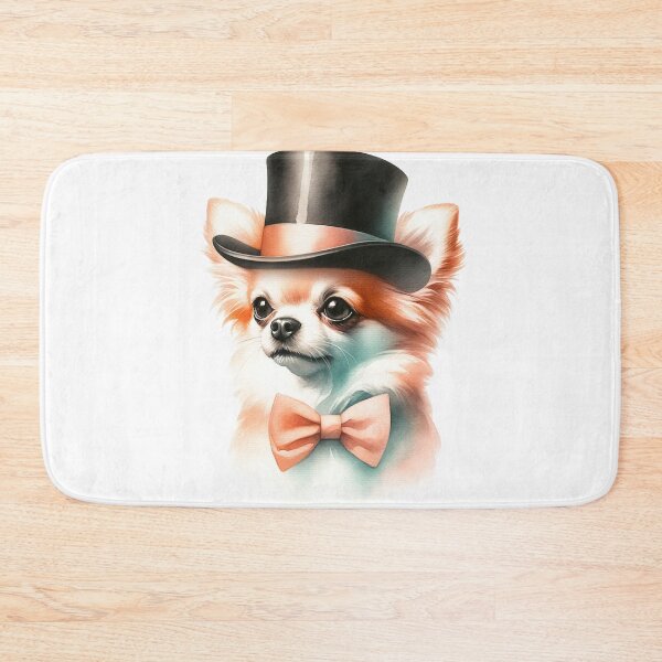 Item preview, Dapper Delight: The Gentleman Chihuahua designed and sold by WatercolorWhisk.