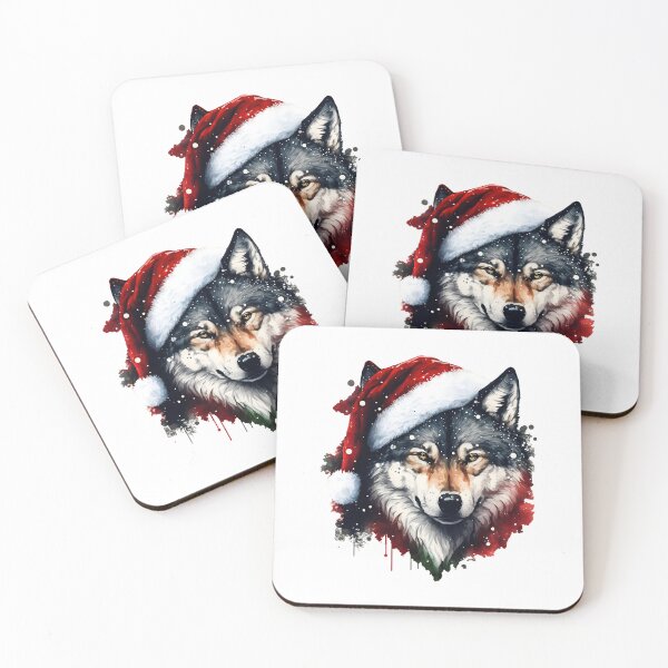 Item preview, Christmas Wolf designed and sold by horseymj1.