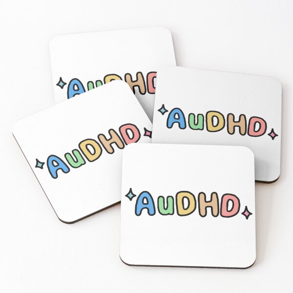Item preview, Colourful AuDHD illustration (ADHD and autism) designed and sold by NeurodiverseTea.
