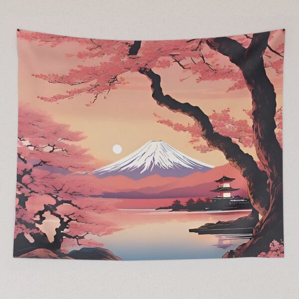 Item preview, Japanese Mount Fuji Scene designed and sold by scottanderson2.
