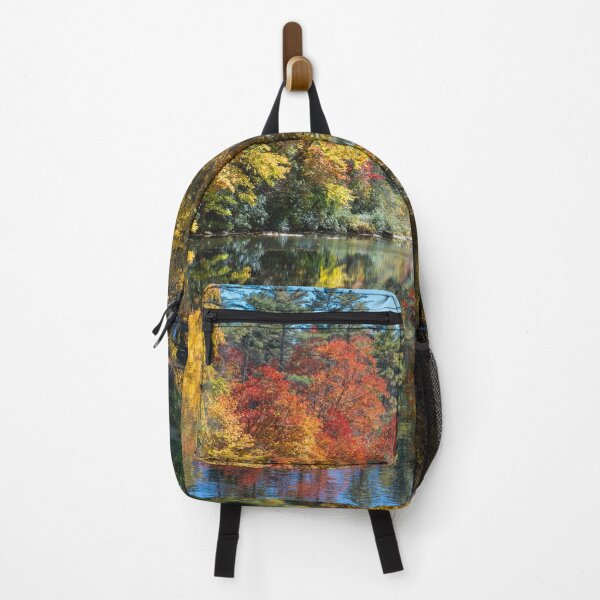 Item preview, Autumn foliage trees reflected in Linville River. designed and sold by MargaretWiktor.