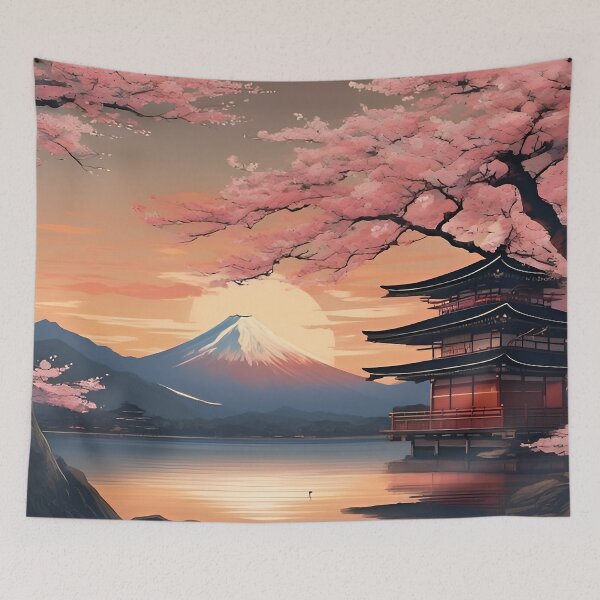 Item preview, Japanese Mount Fuji Scene designed and sold by scottanderson2.