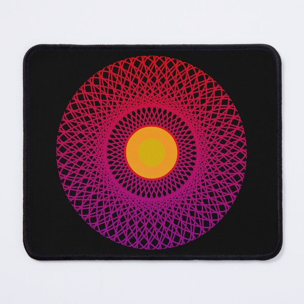 Item preview, Concentric circles bright red pink yellow centre designed and sold by santoshputhran.