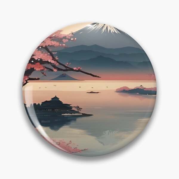 Item preview, Japanese Mount Fuji Scene designed and sold by scottanderson2.