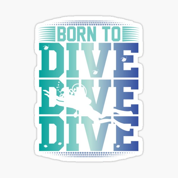 Auto Sticker: Taucher – Diving Specials Shop
