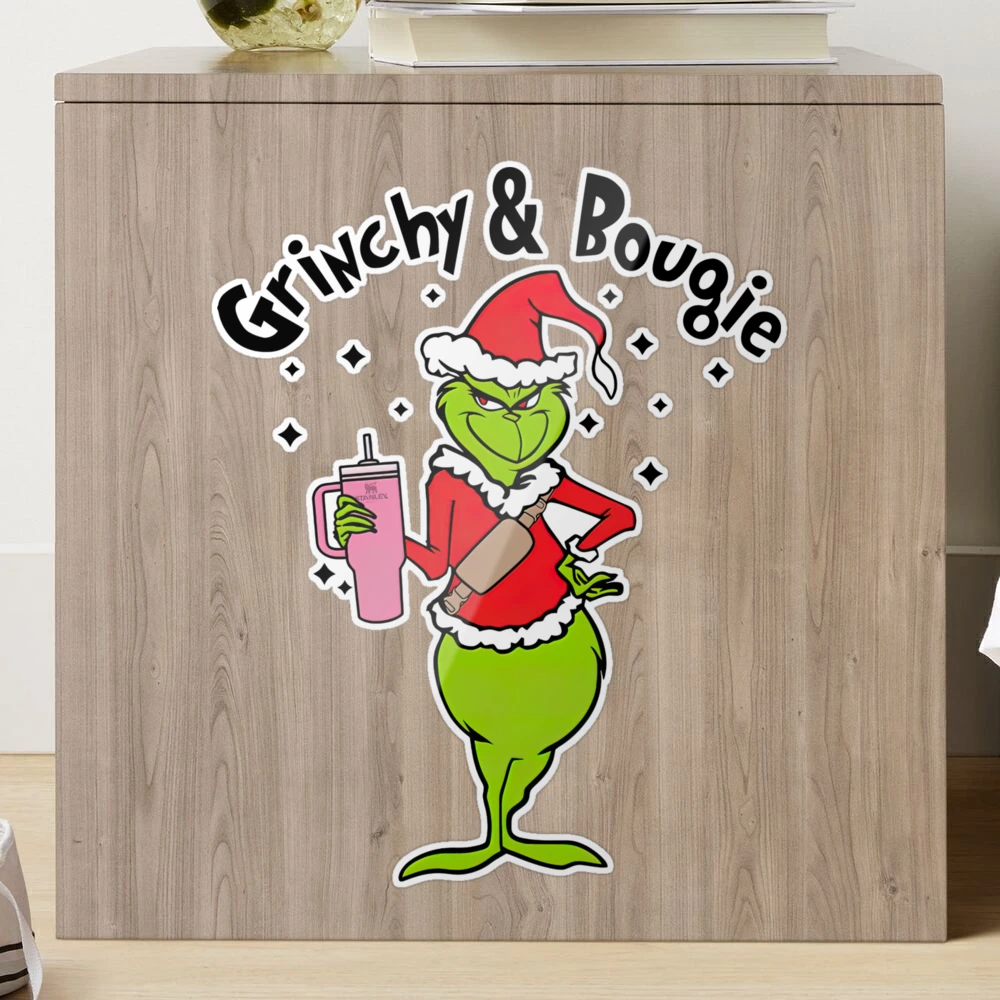 Mean Green Guy Christmas Stanley Tumbler,Grinchy And Bougie