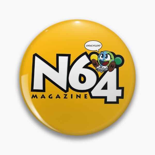 Item preview, N64 Magazine Logo - Grackler! designed and sold by StudioKosmikat.