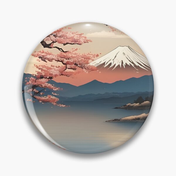 Item preview, Japanese Mount Fuji Scene designed and sold by scottanderson2.