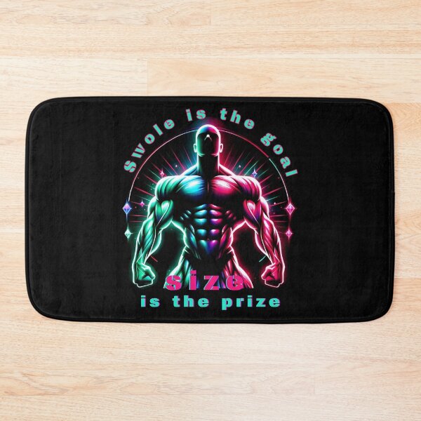 Item preview,  Bodybuilding: Gym, Swole is the goal, size is the prize designed and sold by Pidar.