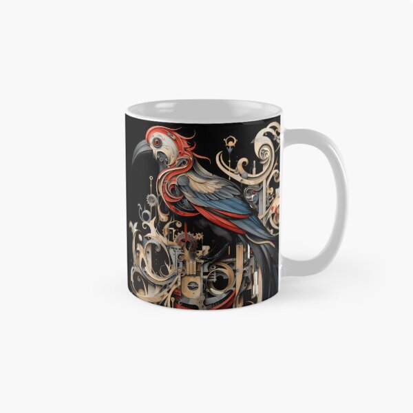 Item preview, “A Feathered Companion in the Steampunk World” designed and sold by Art-Vortex-fr.