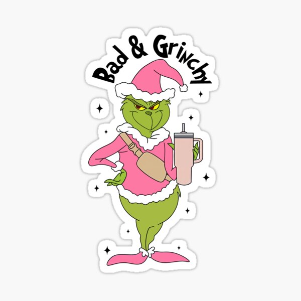 The Grinch Sticker for Sale by pofrstudios