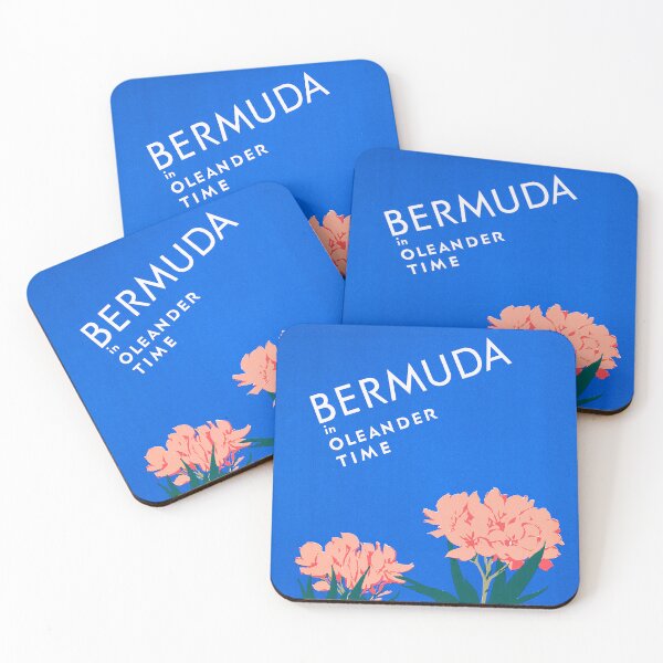 Item preview, Bermuda In Oleander Time 1952 Adolph Treidler designed and sold by RocketshipRetro.