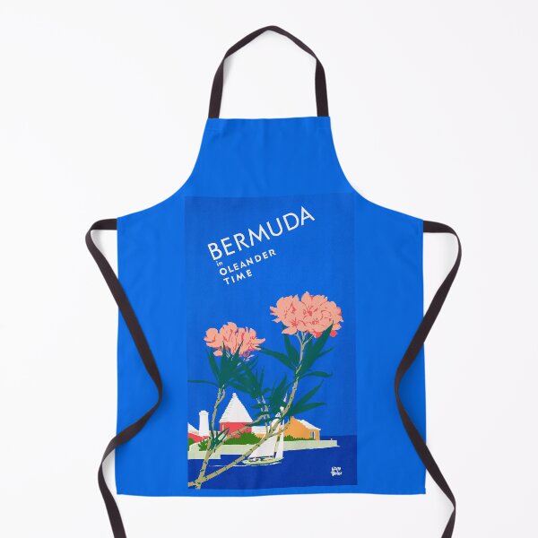 Item preview, Bermuda In Oleander Time 1952 Adolph Treidler designed and sold by RocketshipRetro.