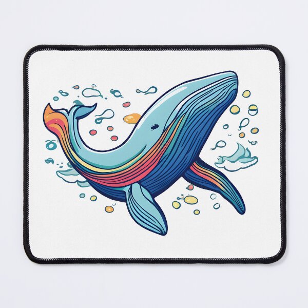 Item preview, HAPPY FLYING WHALE designed and sold by arch-and-magic.