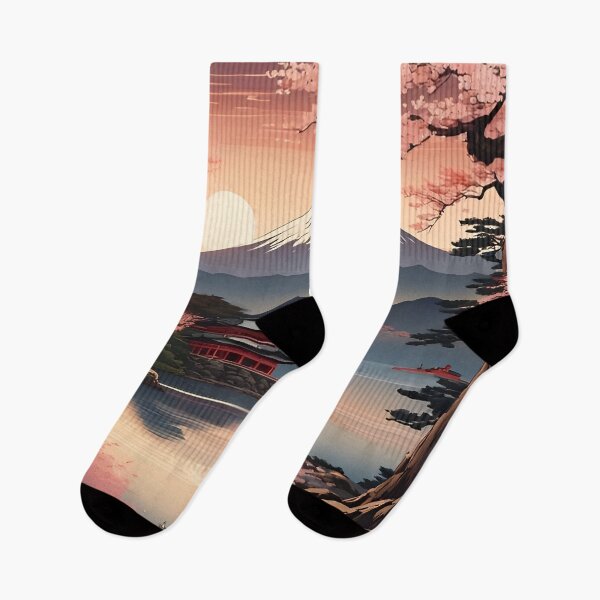 Item preview, Japanese Mount Fuji Scene designed and sold by scottanderson2.