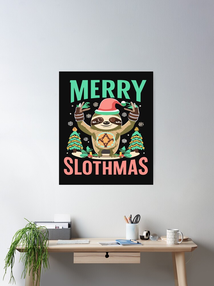 Merry Slothmas T Shirt Christmas Pajama For Sloth Lovers Merry Slothmas T Shirt Christmas Pajama For Sloth Lovers