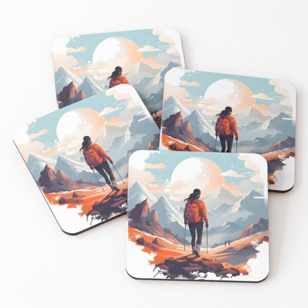 Item preview, Watercolor Hiking Scene designed and sold by KSimpson838.