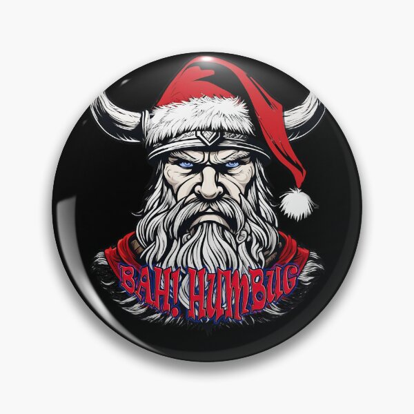 Item preview, Viking Santa's BAH! HUMBUG Rebellion T-Shirt designed and sold by leyfinder.