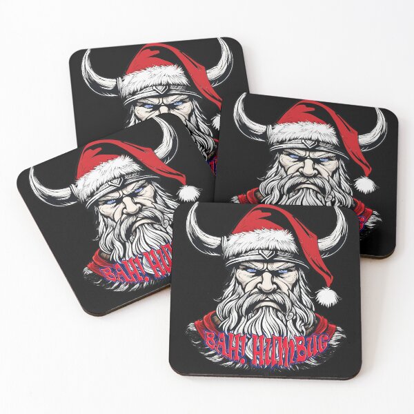 Item preview, Viking Santa's BAH! HUMBUG Rebellion T-Shirt designed and sold by leyfinder.
