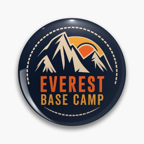 Item preview, Everest Base Camp Nepal - Retro Himalayas Mountain  designed and sold by madtoyman.