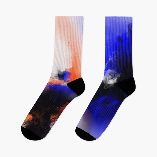 Item preview, Freedom & Fury - Blue Orange Black Abstract designed and sold by Joey Santiago.