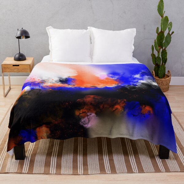Item preview, Freedom & Fury - Blue Orange Black Abstract designed and sold by Joey Santiago.