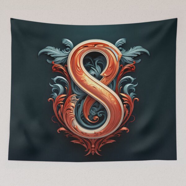Item preview, Number 8 logotype or letter S designed and sold by Fairytale-11.