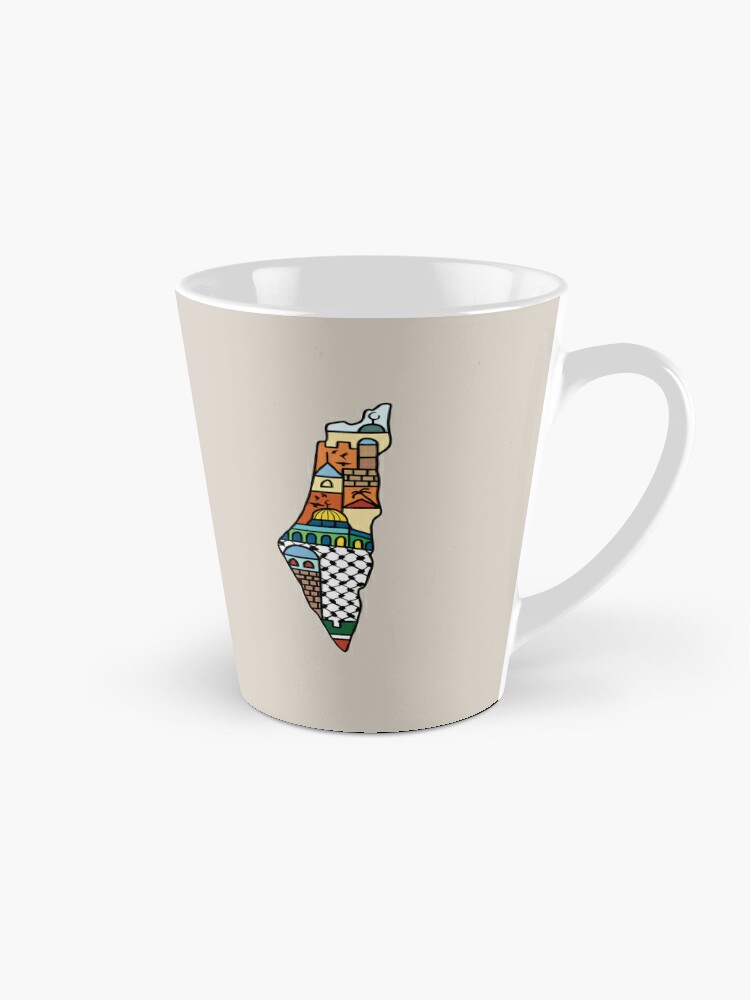 Free Palestine The Palestinian Flag Free Gaza Coffee Mug Men Women  Travelers