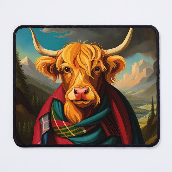 Item preview, Christmas Highland Cow designed and sold by GooGooPop.