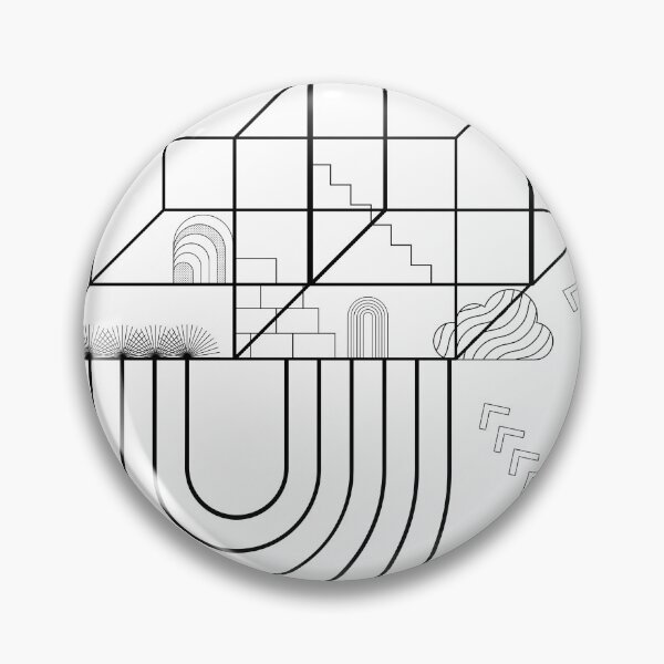 Item preview, Abstract Minimalist Lined Elements T-Shirt designed and sold by ByteMirage.