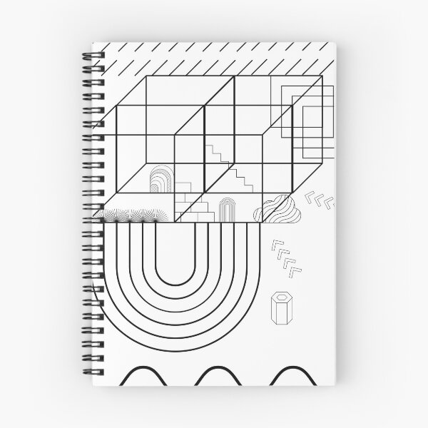 Item preview, Abstract Minimalist Lined Elements T-Shirt designed and sold by ByteMirage.