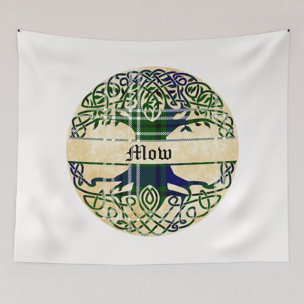 Item preview, Mow Tree of Life Clan Scottish Surname tartan designed and sold by BagTown Clans.