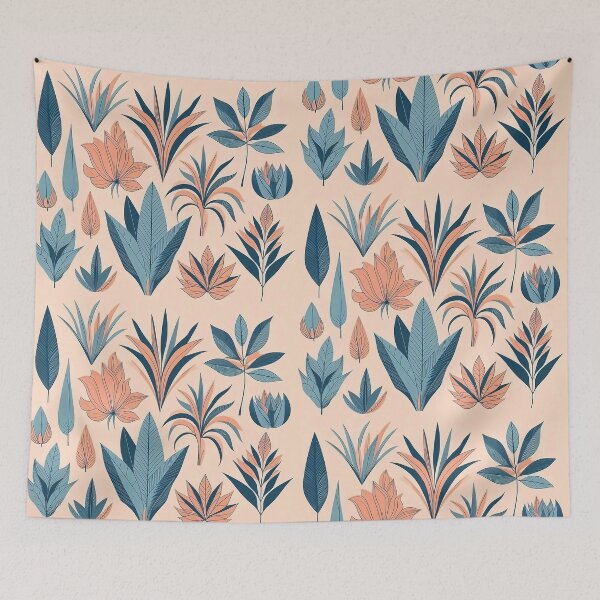 Item preview, exotic plants pattern designed and sold by Fantes.