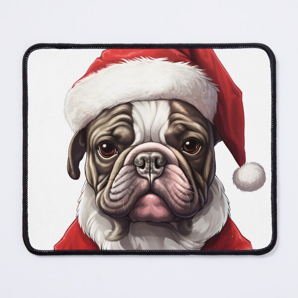 Item preview, adorable christmas french bulldog print designed and sold by dcrc.