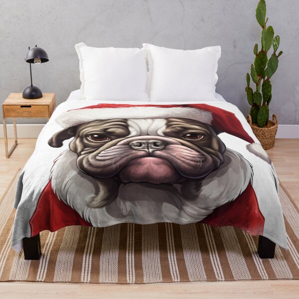 Item preview, adorable christmas french bulldog print designed and sold by dcrc.