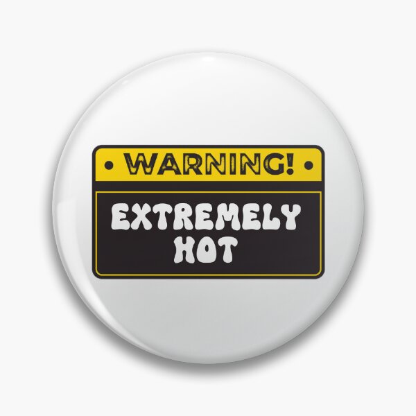 Item preview, Human Warning Label Extremely Hot designed and sold by Jajulile.
