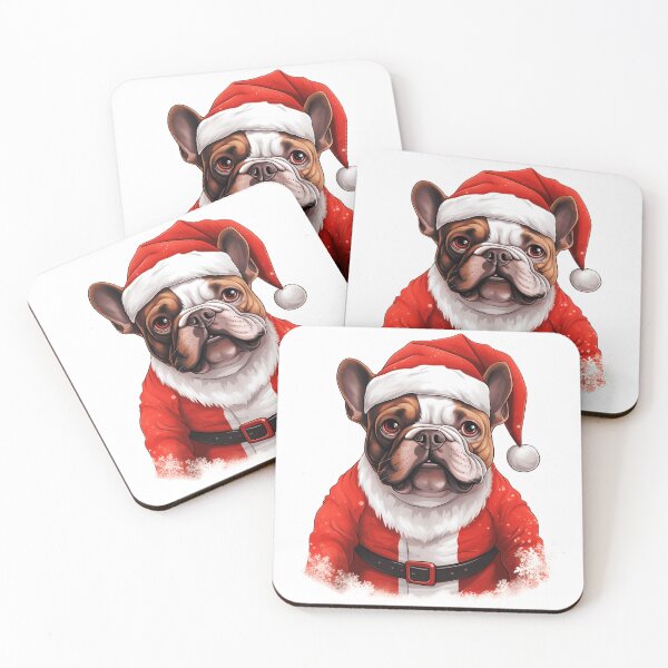 Item preview, adorable christmas french bulldog print designed and sold by dcrc.